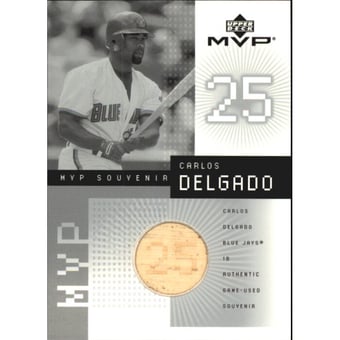 2002 Upper Deck MVP Game Souvenirs Bat #BCD Carlos Delgado
