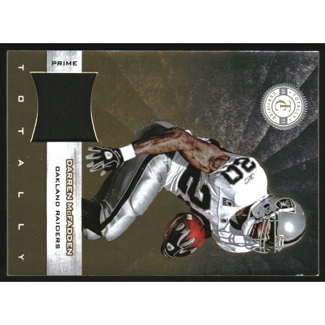 2011 Totally Certified Gold Materials Prime #47 Darren McFadden/49