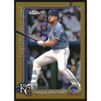 2025 Topps Chrome Gold Refractors #165 Vinnie Pasquantino