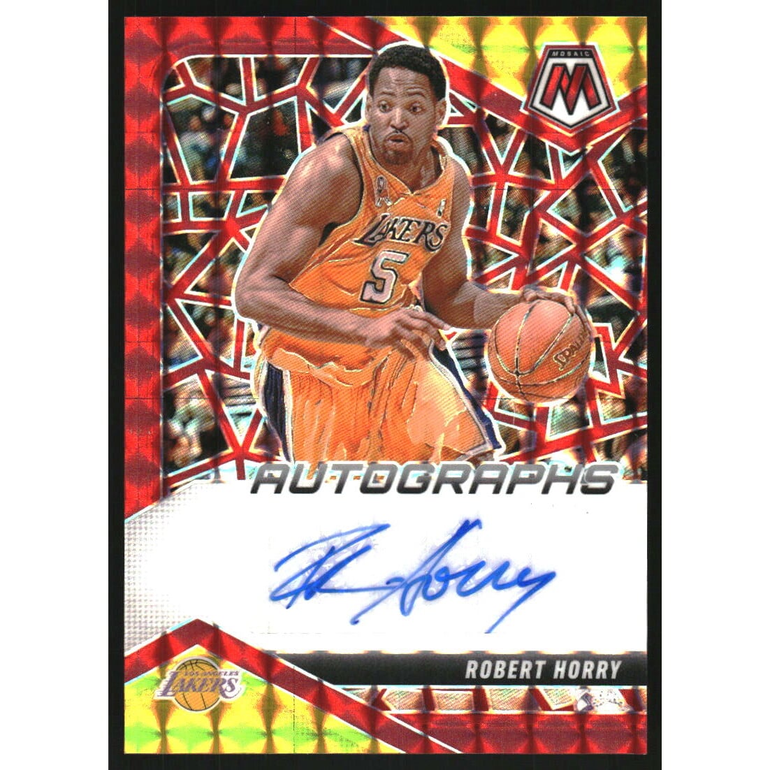 2024-25 Panini Mosaic Autographs Mosaic Choice #33 Robert Horry. rookie card picture