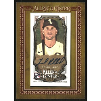 2024 Topps Allen and Ginter Framed Mini Autographs #MAZR Zach Remillard