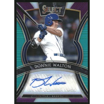 2020 Select Signatures Prizms Tri-Color #7 Donnie Walton/49