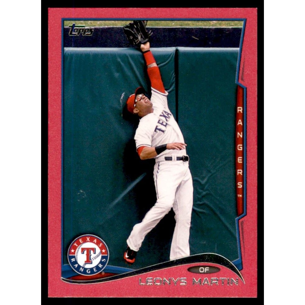 2014 Topps Mini Pink #82 Leonys Martin. rookie card picture