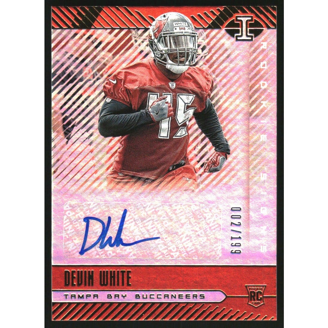 2019 Panini Illusions Rookie Signs #2 Devin White. rookie card picture