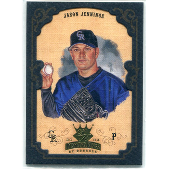 2004 Diamond Kings Framed Gold #54 Jason Jennings