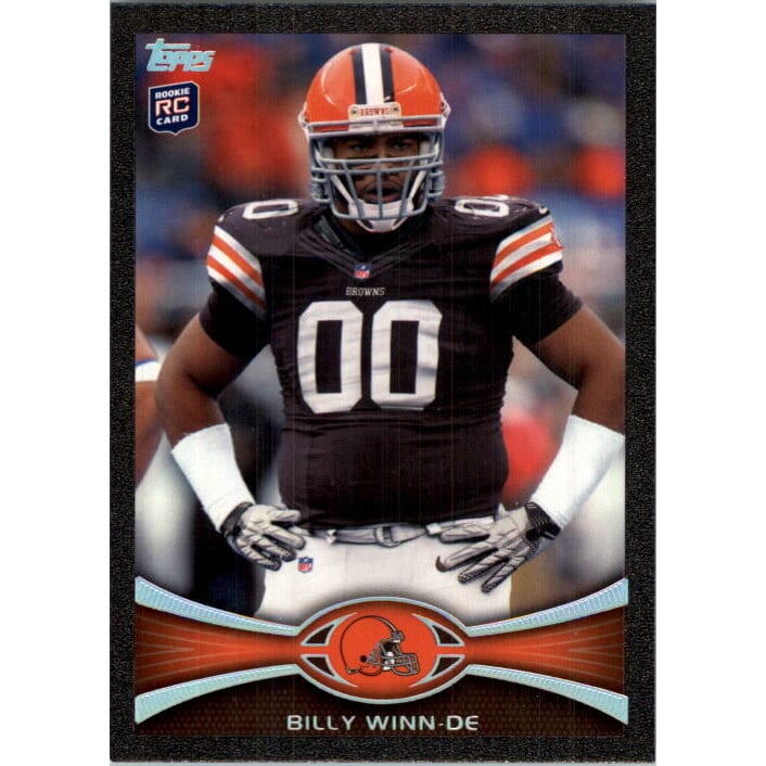 2012 Topps Black #339 Billy Winn. rookie card picture