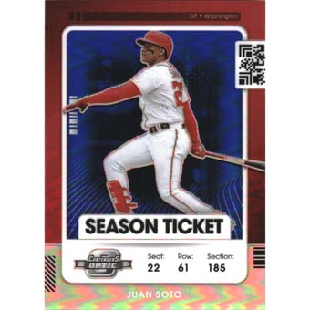 2021 Panini Contenders Optic Blue #72 Juan Soto