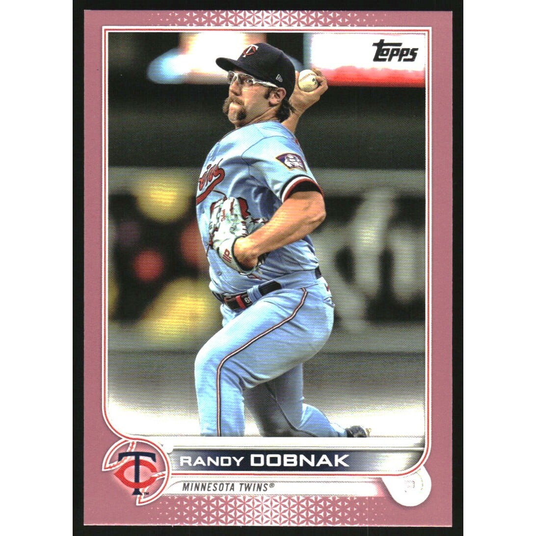 2022 Topps Mother's Day Pink #451 Randy Dobnak. rookie card picture