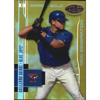 2003 Leaf Certified Materials Mirror Gold #226 Guillermo Quiroz NG