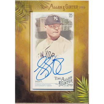 2019 Topps Allen and Ginter Framed Mini Autographs #MALV Luke Voit