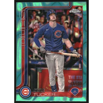 2025 Topps Chrome Aqua Lava Refractors #103 Kyle Tucker
