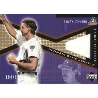 2002 Ultimate Collection Game Jersey Tier 3 #RJ Randy Johnson