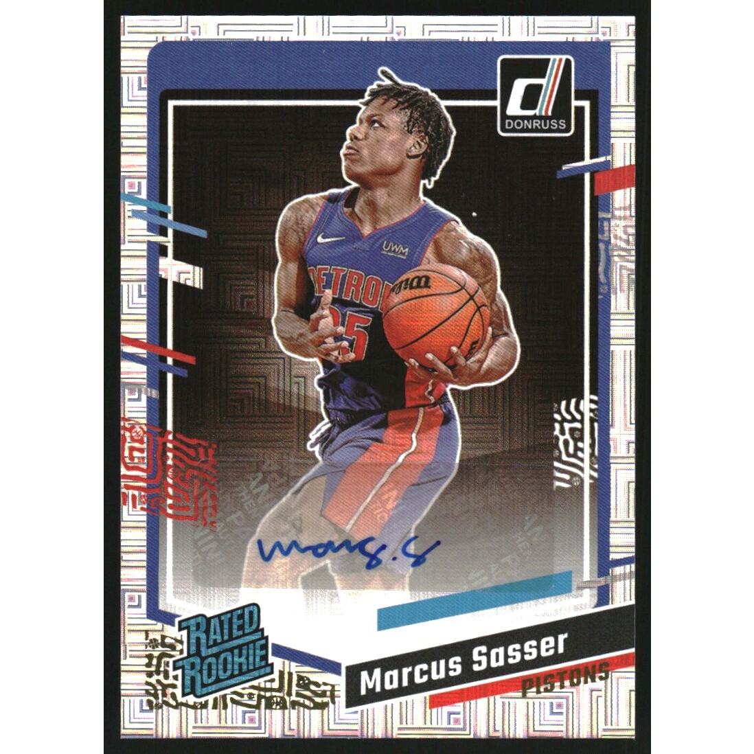 2023-24 Donruss Rated Rookies Signatures Choice #266 Marcus Sasser 2023-24 Donruss Rated Rookies Signatures Choice #266 Marcus Sasser