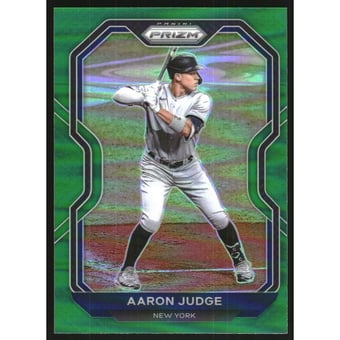 2021 Panini Prizm Prizms Green #212 Aaron Judge