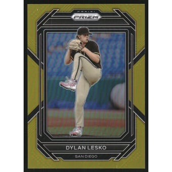 2023 Panini Prizm Prizms Gold #167 Dylan Lesko