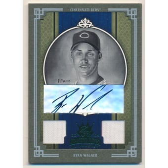 2005 Diamond Kings Signature Materials Framed Green B/W #73 Ryan Wagner Jsy-Jsy/25