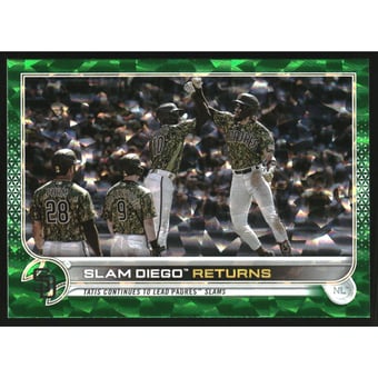 2022 Topps Green Foilboard #125 Slam Diego Returns/Fernando Tatis Jr./Jurickson Profar/Tommy Pham/Jake Cronenworth