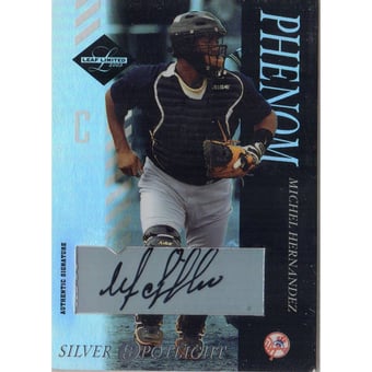 2003 Leaf Limited Silver Spotlight #189 Michel Hernandez PH AU