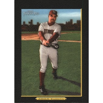 2006 Topps Turkey Red Black #476A Nick Johnson Nats