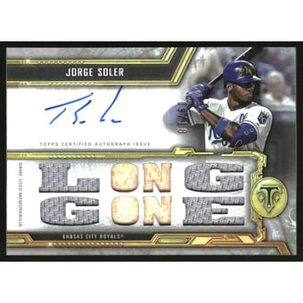2020 Topps Triple Threads Autograph Relics #TTARJS2 Jorge Soler