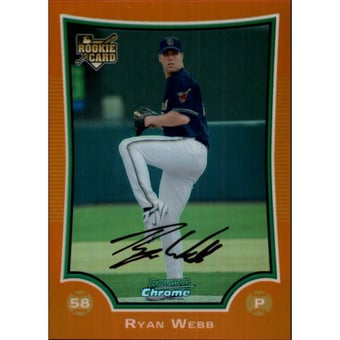 2009 Bowman Chrome Draft Orange Refractors #BDP27 Ryan Webb