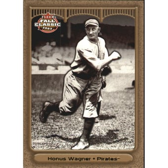 2003 Fleer Fall Classics Championship Gold #61 Honus Wagner