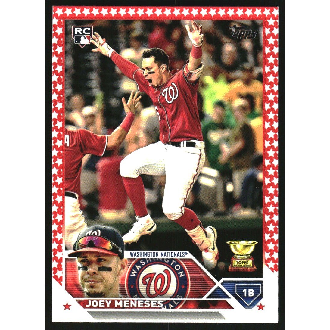 2023 Topps Independence Day #470 Joey Meneses. rookie card picture