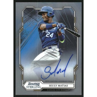 2019 Bowman Sterling Prospect Autographs Blue Refractors #BSPAJG Jordan Groshans