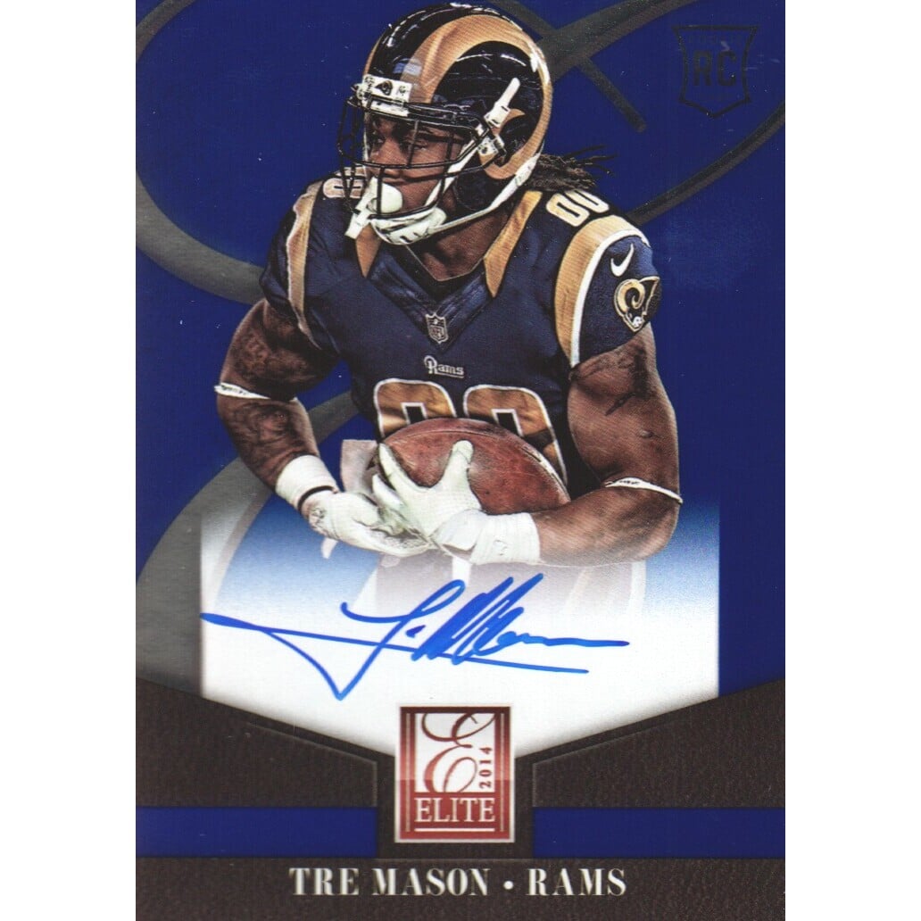 2014 Elite Rookie Autographs #38 Tre Mason