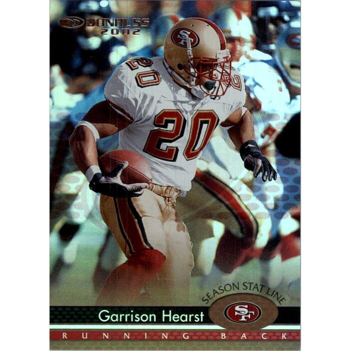2002 Donruss Stat Line Season #165 Garrison Hearst/43. rookie card picture