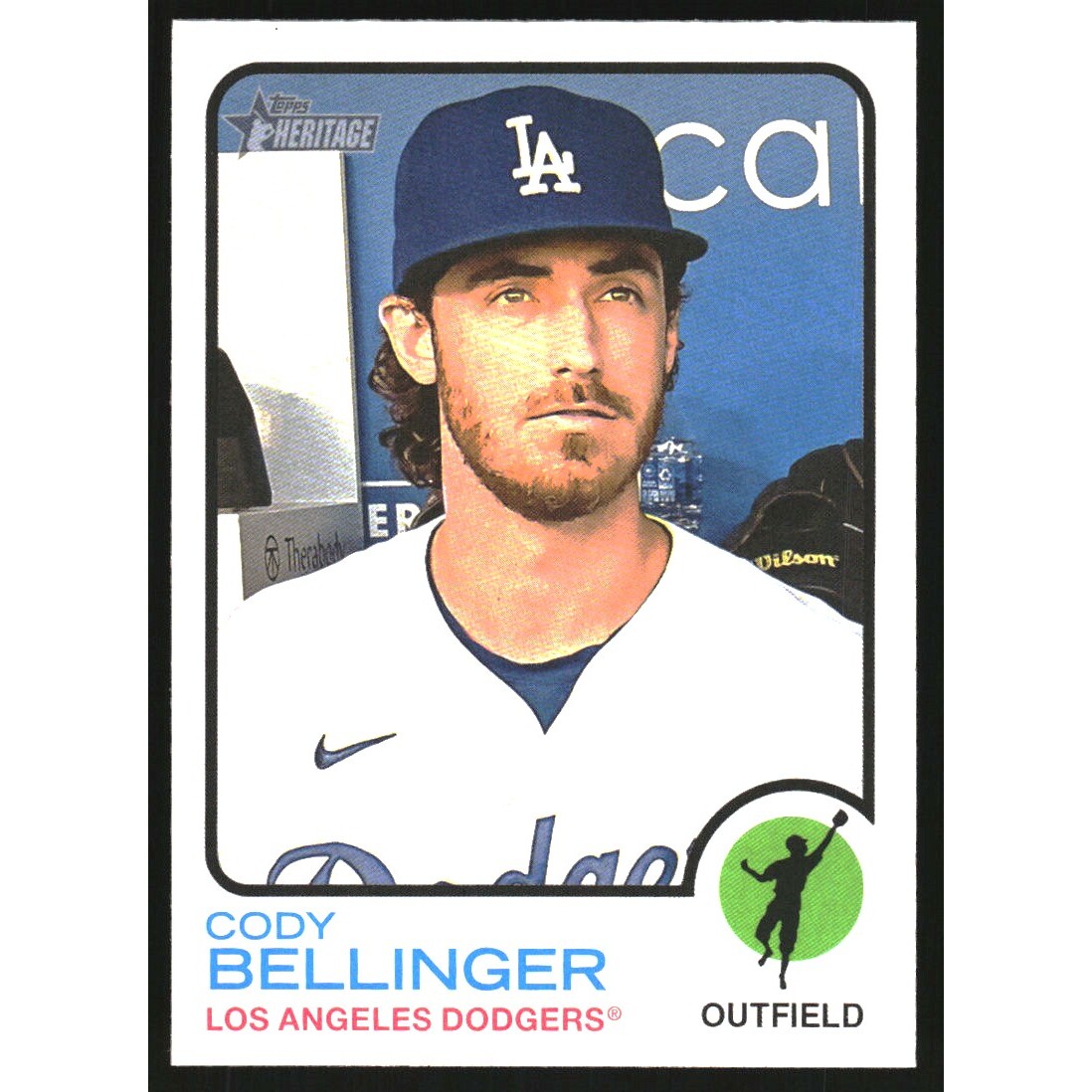 2022 Topps Heritage Team Color Swap Variations #497 Cody Bellinger HN 2022 Topps Heritage Team Color Swap Variations #497 Cody Bellinger HN