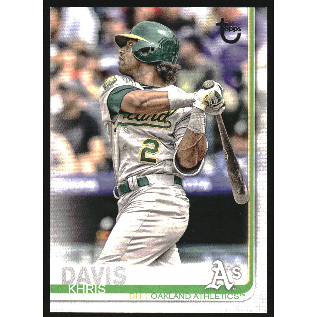 2019 Topps Vintage Stock #149 Khris Davis. rookie card picture