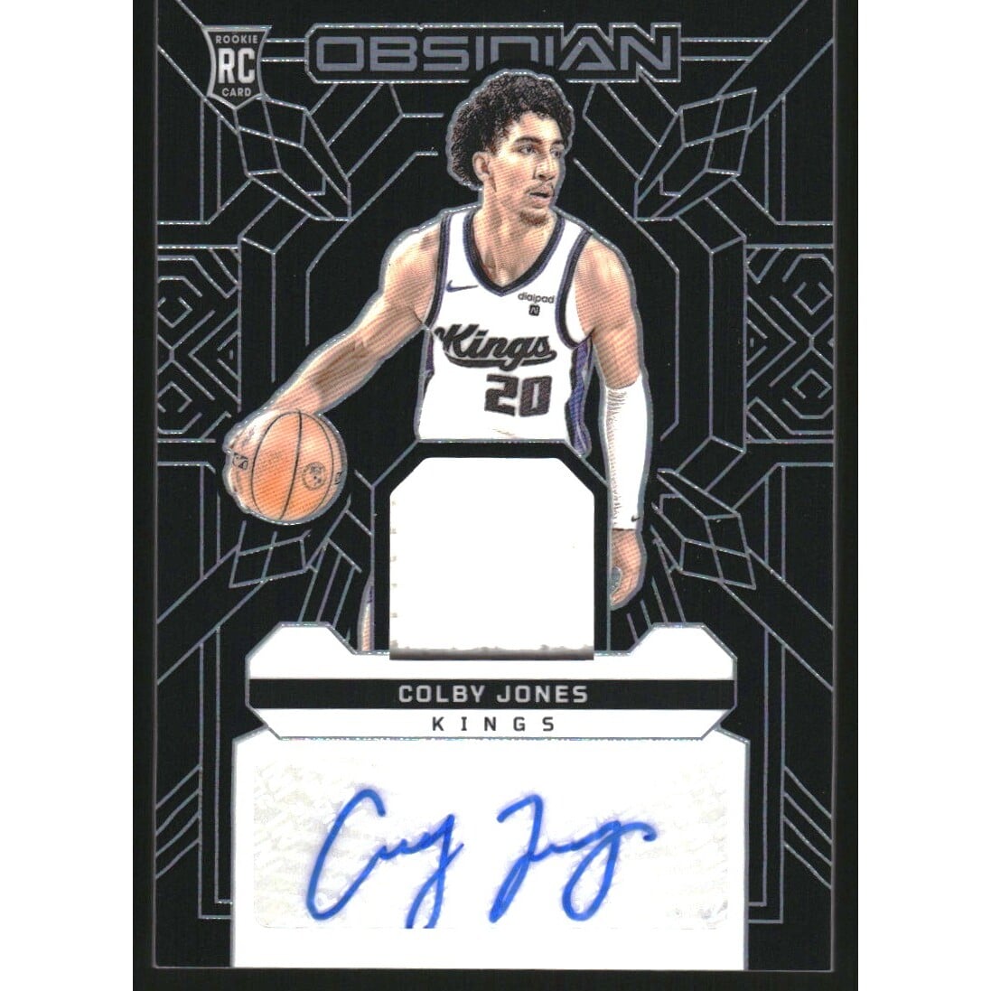 2023-24 Panini Obsidian Rookie Jersey Ink #2 Colby Jones/99