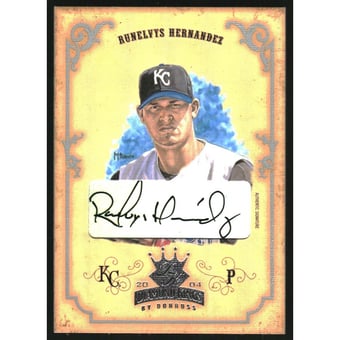 2004 Diamond Kings DK Signatures Silver #73 Runelvys Hernandez/30