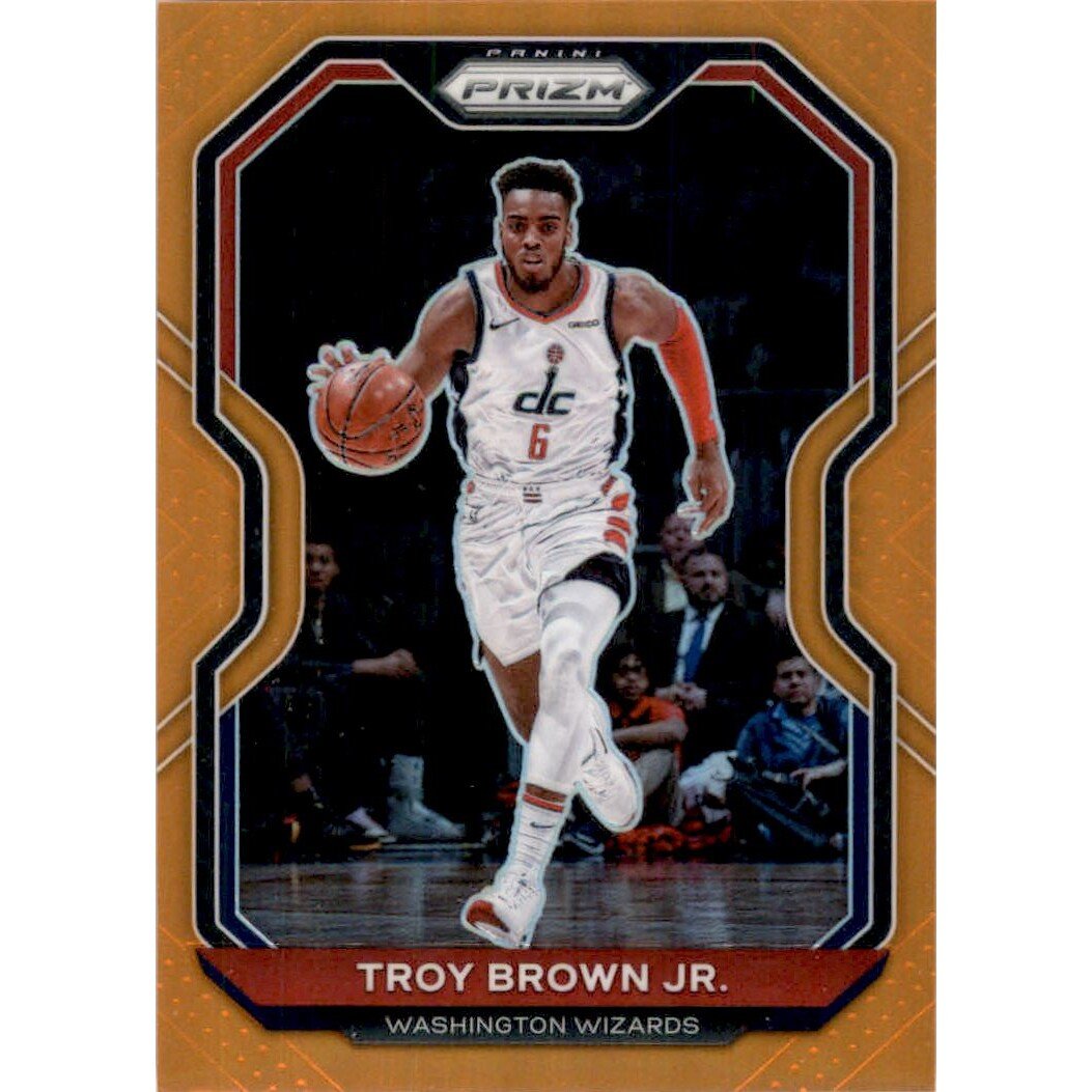 2020-21 Panini Prizm Prizms Orange #127 Troy Brown Jr.. rookie card picture