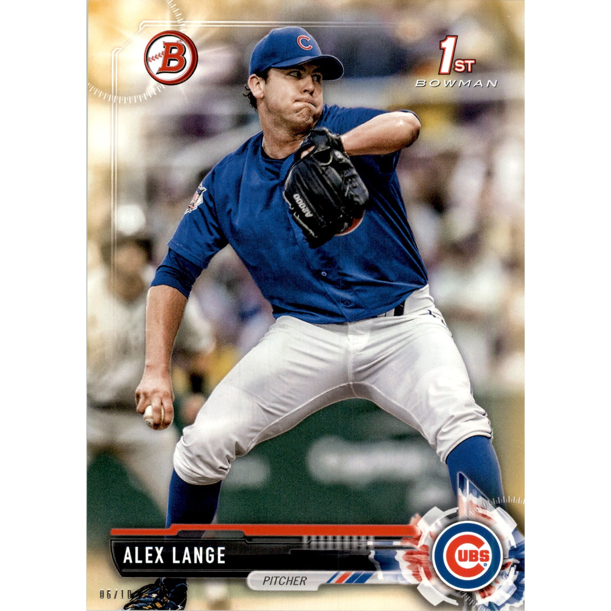 2017 Bowman Draft 5x7 Gold #BD32 Alex Lange. rookie card picture