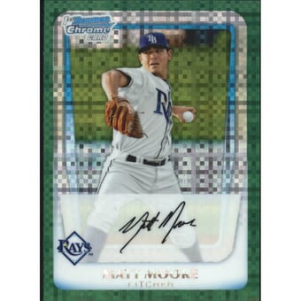 2011 Bowman Chrome Prospects Green X-Fractors #BCP220 Matt Moore