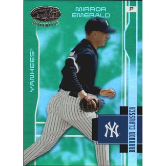 2003 Leaf Certified Materials Mirror Emerald #124 Brandon Claussen