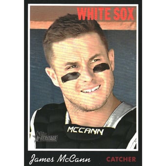 2019 Topps Heritage Black Border #129 James McCann
