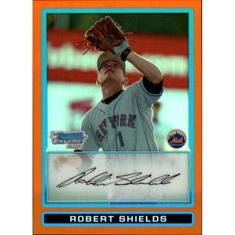 2009 Bowman Chrome Draft Prospects Orange Refractors #BDPP58 Robert Shields