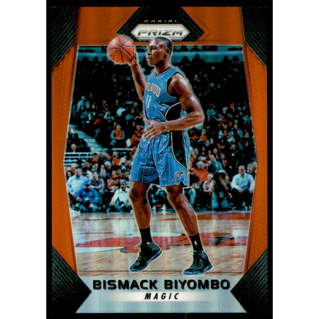 2017-18 Panini Prizm Prizms Orange #75 Bismack Biyombo. rookie card picture
