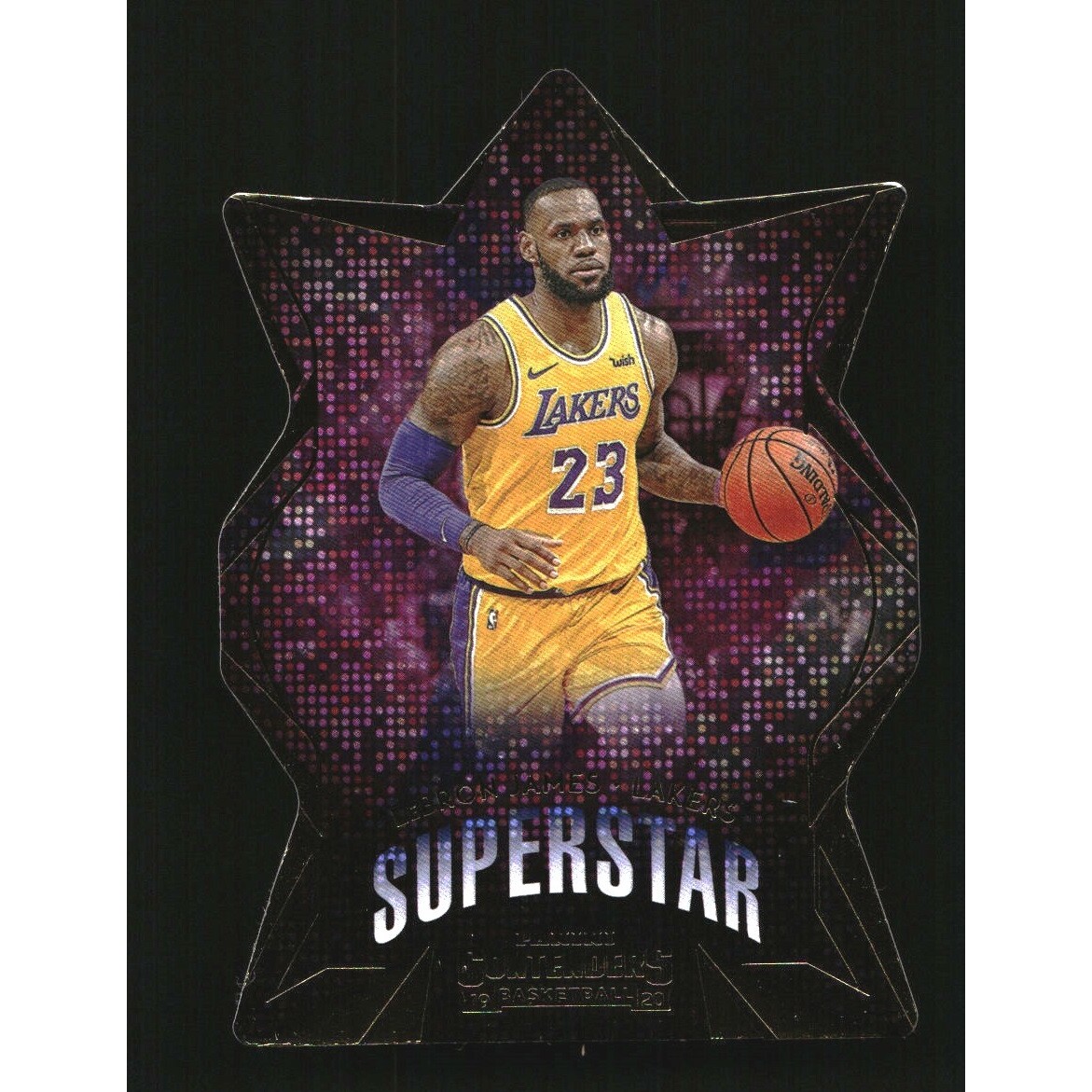 2019-20 Panini Contenders Superstar Die Cuts #1 LeBron James 2019-20 Panini Contenders Superstar Die Cuts #1 LeBron James