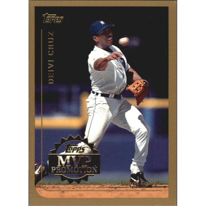 1999 Topps MVP Promotion #123 Deivi Cruz. rookie card picture