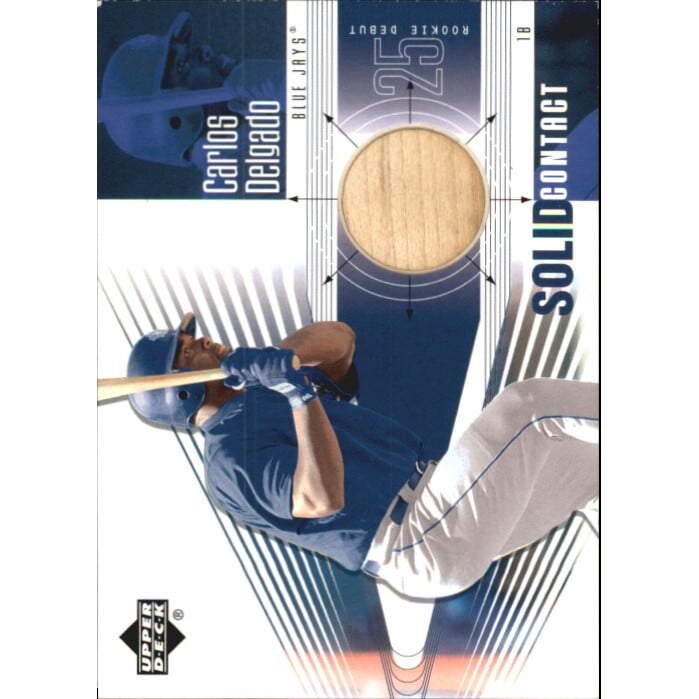2002 Upper Deck Rookie Debut Solid Contact #CD Carlos Delgado SP. rookie card picture