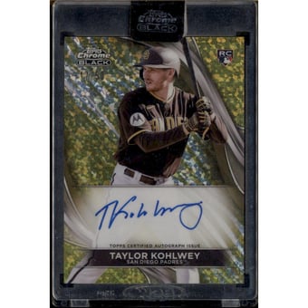 2024 Topps Chrome Black Autographs Gold Mini-Diamond Refractors #CBATK Taylor Kohlwey