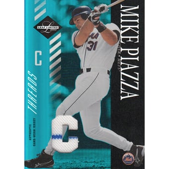 2003 Leaf Limited Threads Position #64 Mike Piazza Mets H