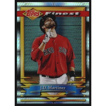 2021 Finest Flashbacks Prism Refractors #51 J.D. Martinez