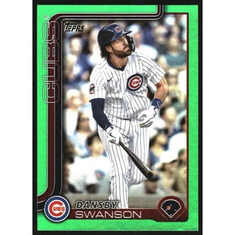 2025 Topps Green Rainbow Foil #303 Dansby Swanson
