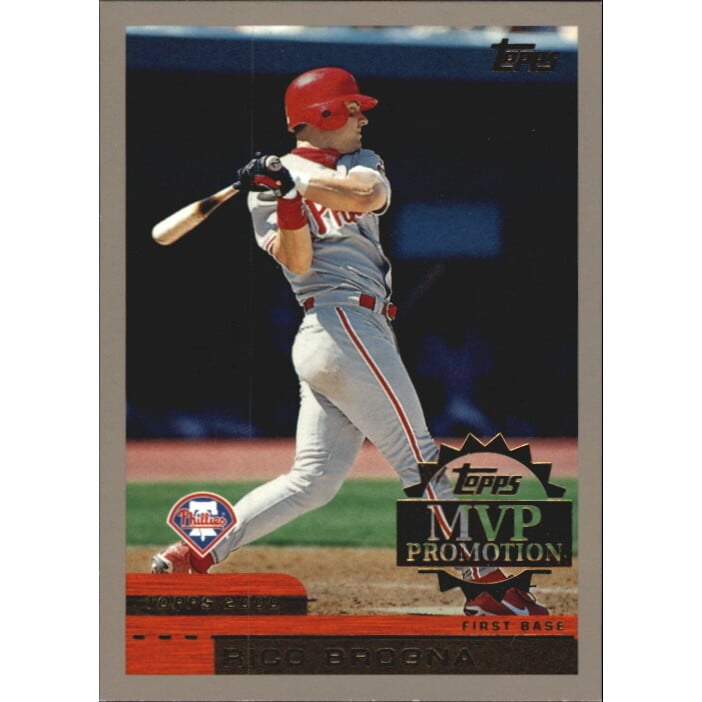 2000 Topps MVP Promotion #273 Rico Brogna. rookie card picture