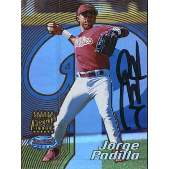 2002 Bowman's Best Gold #108 Jorge Padilla AU